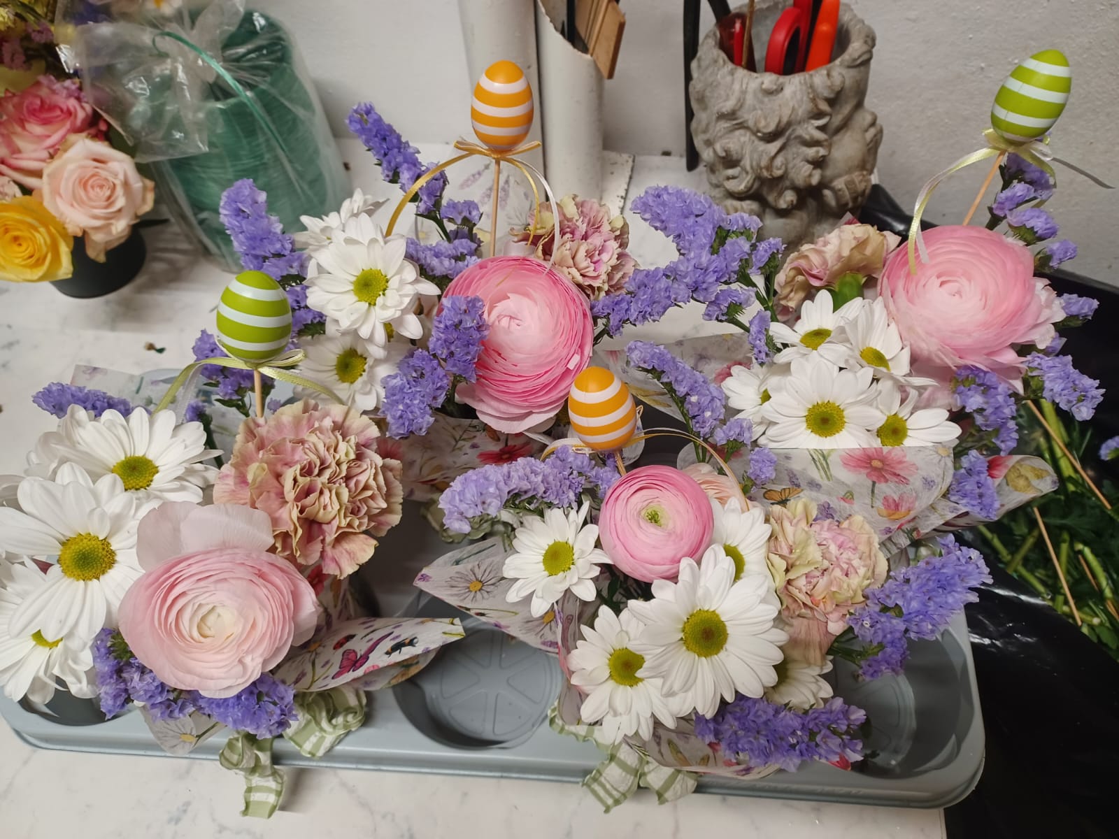 Composizioni floreali di Pasqua — I Fiori di Sara, Farini